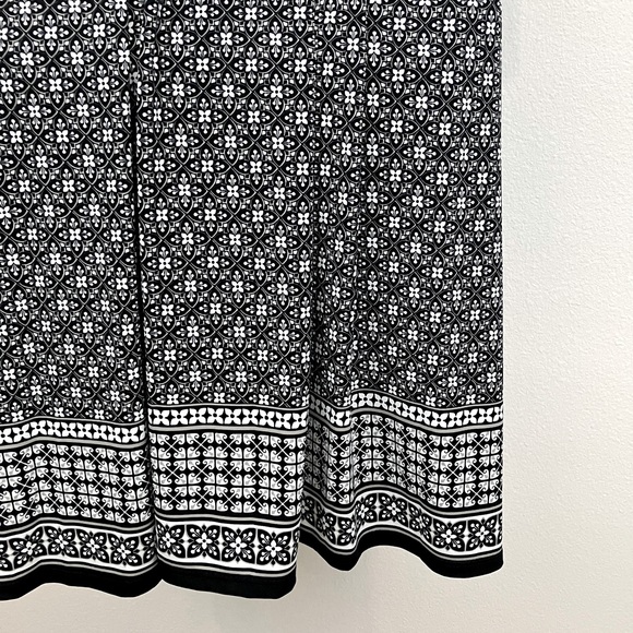 Max Studio Geo Print 3/4 Sleeve Dress - Picture 8 of 11